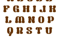 10 Best Colored Printable Bubble Letter Font Printablee