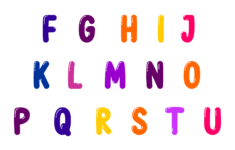 10 Best Colored Printable Bubble Letter Font Printablee