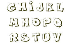 10 Best Cute Printable Bubble Letters Printablee