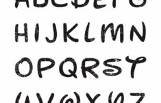 10 Best Free Printable 3 Inch Letter Stencils Printablee