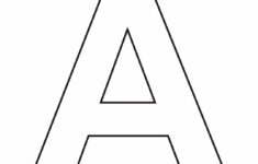 10 Best Free Printable Alphabet Stencil Letters Template Printablee