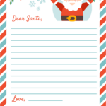 10 Best Free Printable Christmas Letter Templates Printablee