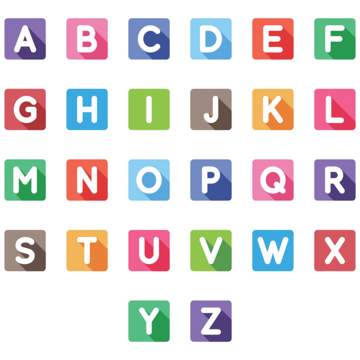 Printable Colored Letters