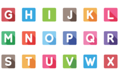 10 Best Large Colored Letters Printable Printablee