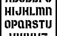 10 Best Large Font Printable Letters Printablee