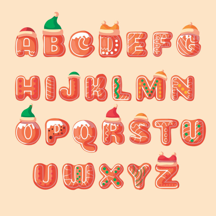Merry Christmas Letters Printable