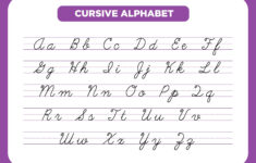 10 Best Printable Cursive Alphabet Printablee