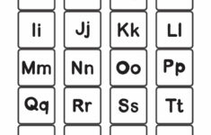 10 Best Printable Upper And Lowercase Alphabet Printablee