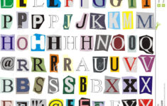 10 Magazine Cut Out Letters Font Images Magazine Letters Cut Out