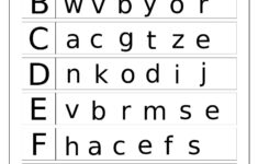 10 Matching Uppercase And Lowercase Letters Printable Worksheets Free