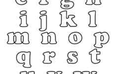 12 Free Printable Bubble Letters Alphabet Templates