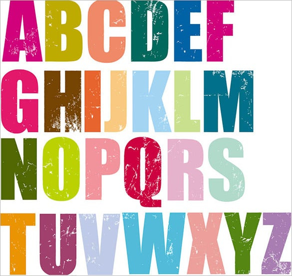 15 Best Printable Alphabet Letters Designs Free Premium Templates