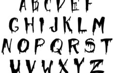 15 Best Spooky Printable Halloween Letters Printablee