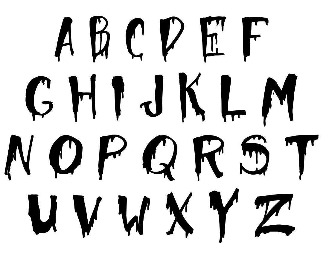15 Best Spooky Printable Halloween Letters Printablee