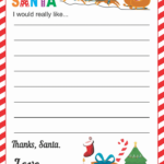 2 Dear Santa Letter Printables For Kids Of All Ages Free I Spy