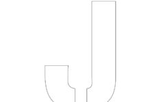 2 Inch Stencil Letter J Letter Stencils Stencils Printables Stencils