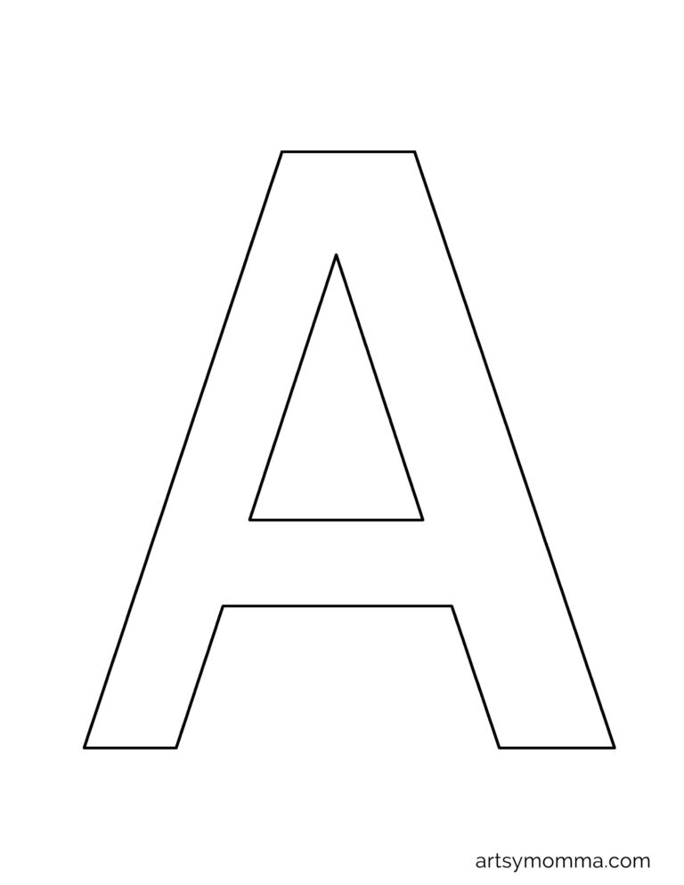 38 Free Printable Letter A Large Printable Letters Letter A Crafts ...