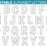 4 Alphabet Outline Templates PDF Free Premium Templates