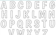 4 Alphabet Outline Templates PDF Free Premium Templates