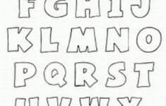 4 Alphabet Outline Templates PDF Free Premium Templates