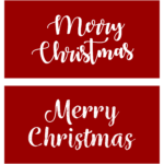 5 Best Merry Christmas Printable Signs Printablee