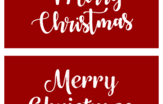 5 Best Merry Christmas Printable Signs Printablee