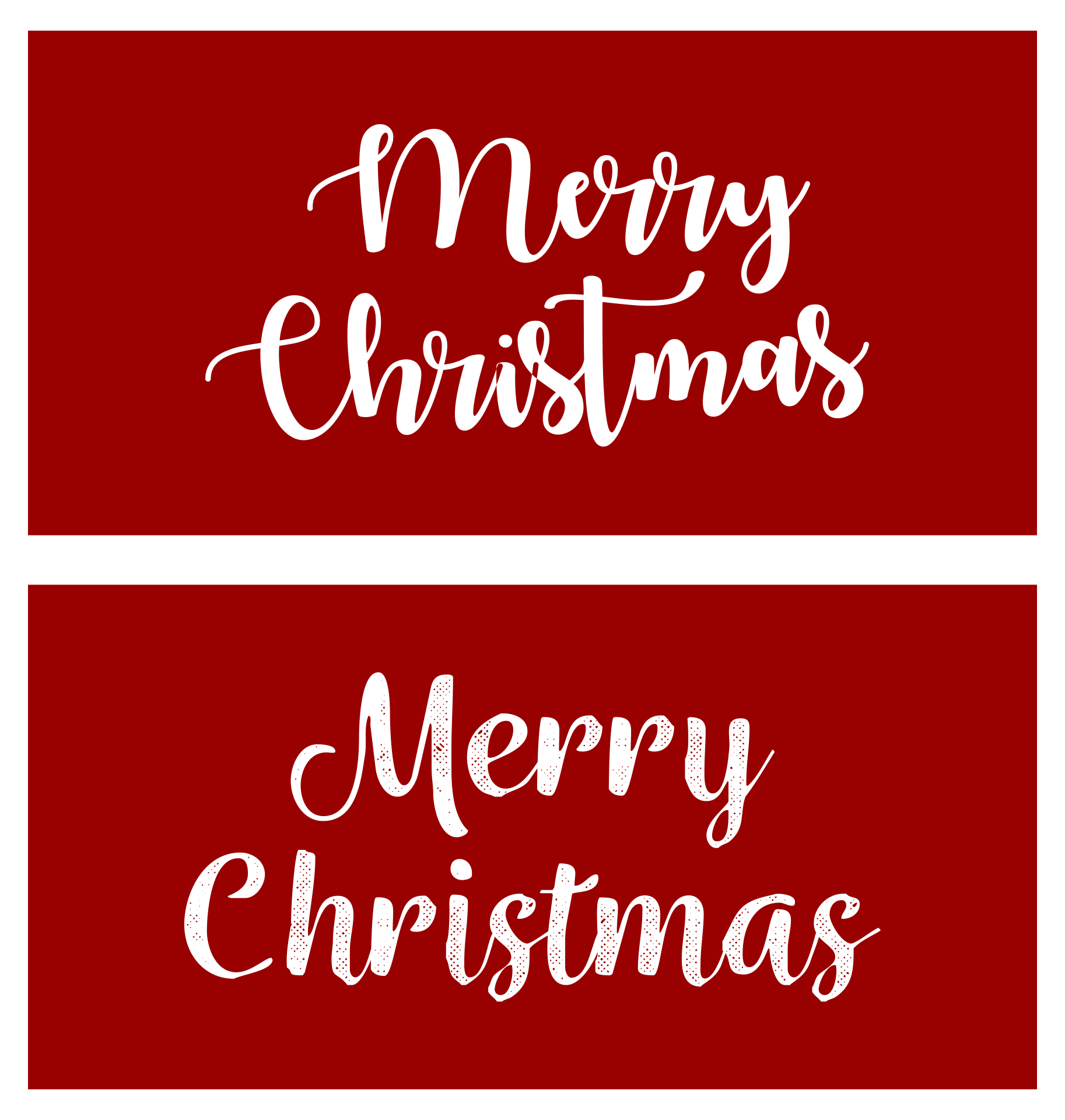 5 Best Merry Christmas Printable Signs Printablee