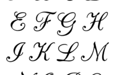 5 Free Printable Alphabet Calligraphy Letters Freebie Finding Mom