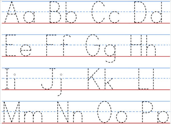 Tracing Letters FREE Printables