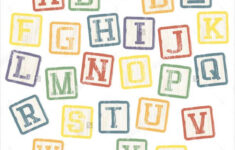 9 Printable Block Letters PSD EPS Free Premium Templates