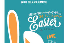 A Letter From The Easter Bunny Printable Easter Bunny Poem Free