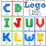 Alphabet Lego Cards Uppercase Free Printable Wildflower Ramblings