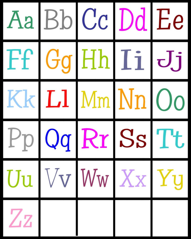 FREE Printable ABC Letters
