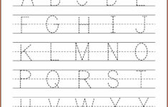 Alphabet Printable Letters To Trace 101 Activity