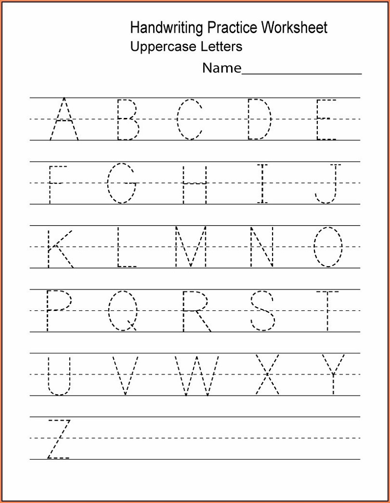 Alphabet Printable Letters To Trace 101 Activity