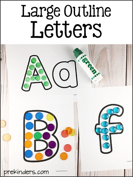 Alphabet Printables For Pre K Preschool Kindergarten PreKinders 