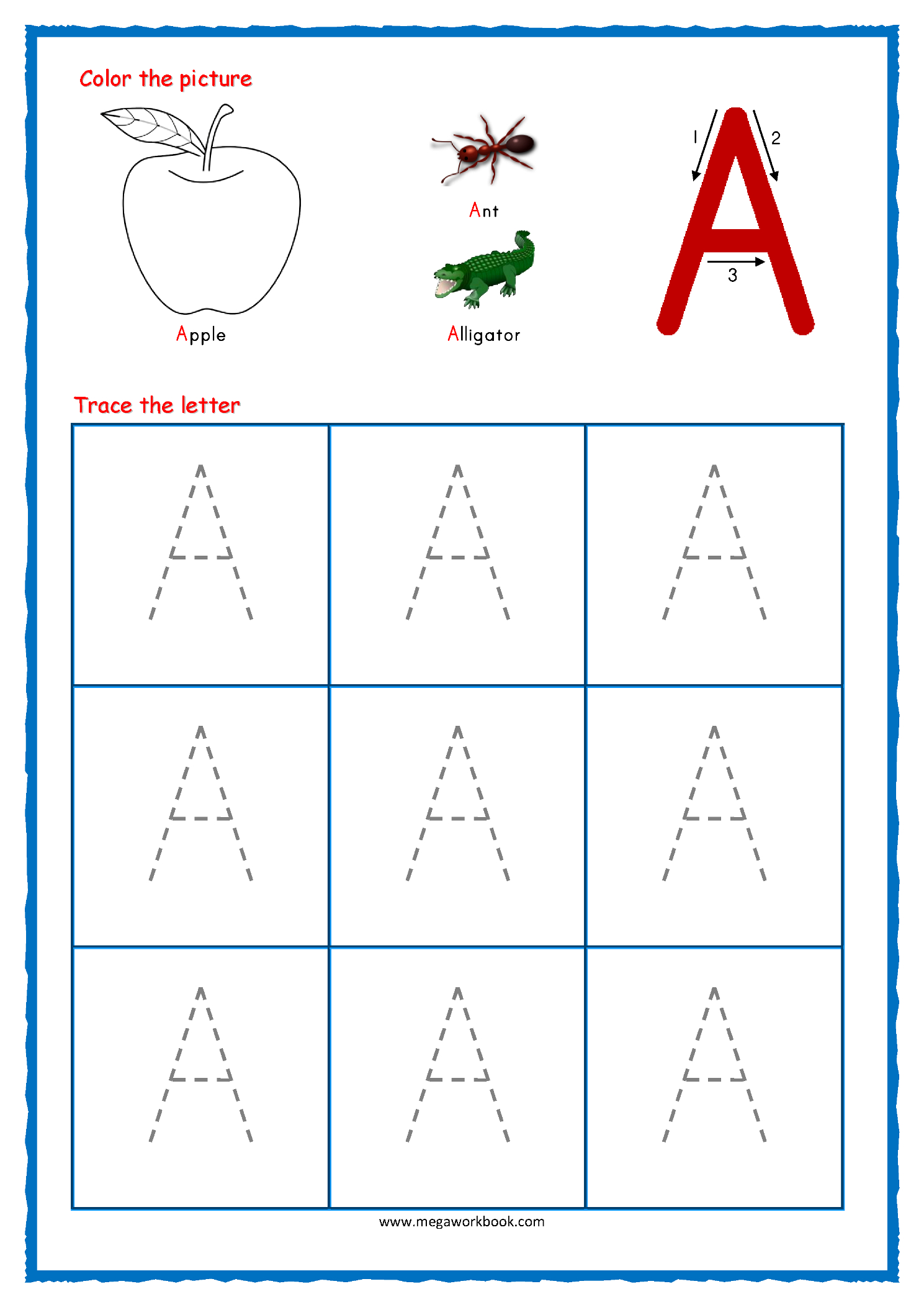 Alphabet Tracing Printables AlphabetWorksheetsFree