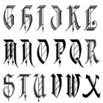 Calligraphy Alphabet Printable Calligraphy Alphabet