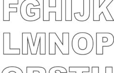 Capital Letters Free Printable Alphabet Letters To Color Free