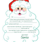 Christmas Lettering Santa Letter Template Santa Letter Printable