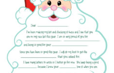 Christmas Lettering Santa Letter Template Santa Letter Printable