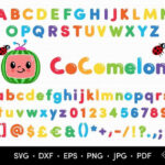 Cocomelon Alphabet SVG Cocomelon SVG Cocomelon Font Etsy In 2021
