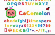 Cocomelon Alphabet SVG Cocomelon SVG Cocomelon Font Etsy In 2021