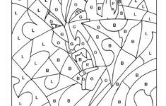 Color By Letter Worksheet Coloring Home