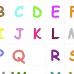 Colorful Alphabet Letters From A To Z In Upper Cases Free Printable
