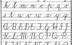 Cursive Alphabet Chart Printable AlphabetWorksheetsFree