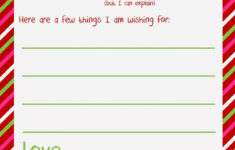 Dear Santa Letter Printable Delightfully Noted