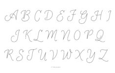 Free Alphabet Pattern For Monogram Embroidery