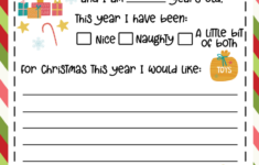 FREE Dear Santa Letter Printable Letter Santa Free Printable