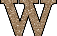 Free Glitter Alphabet To Download And Print